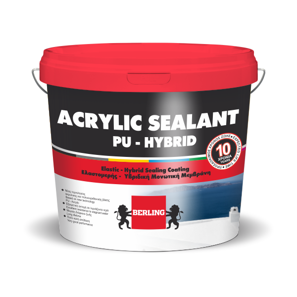 Краска гидроизоляционная ACRYLIC SEALANT PU HYBRID в цвете Ice Cap 1576